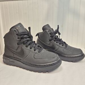 Nike Air Force 1 Boot Black Anthracite Shoes DA0418-001 - Men's Size 9